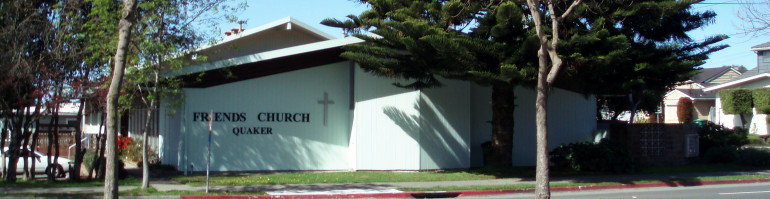 Berkeley Friends Church's meetinghouse from across Sacramento Street